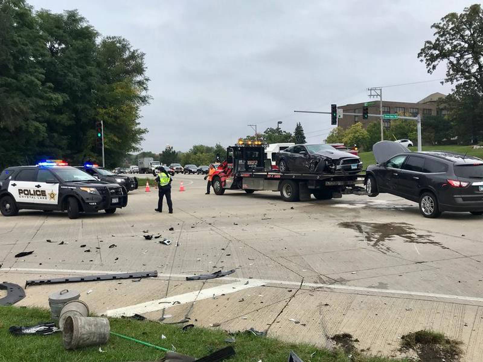 Route 31 crash in Crystal Lake injures 3, fire official says Shaw Local