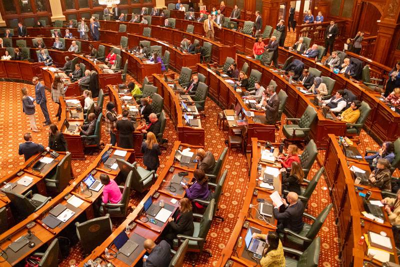 The Illinois House is pictured during its lame duck session that ran from Jan. 4-7 in Springfield.