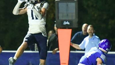 Photos: IC Catholic football travels to Wheaton to take on St. Francis