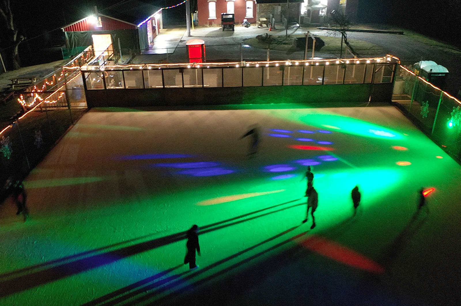 Photos Nighttime ice skating at Echo Bluff Park in Spring Valley