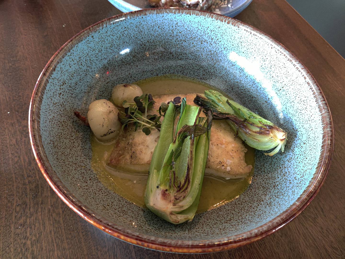 Halibut at The Graceful Ordinary in St. Charles.