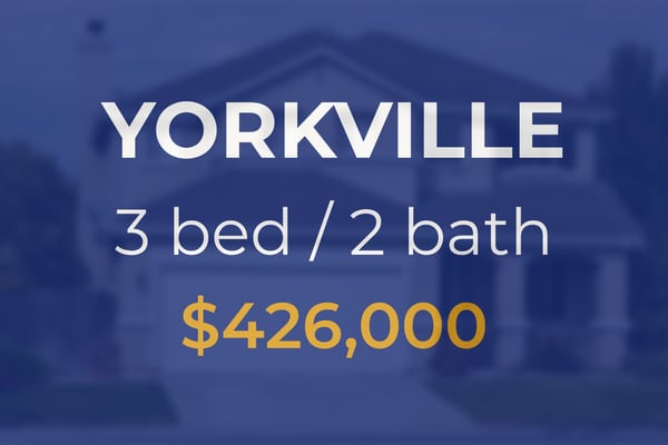 Three-bedroom home sells in Yorkville for $426,000