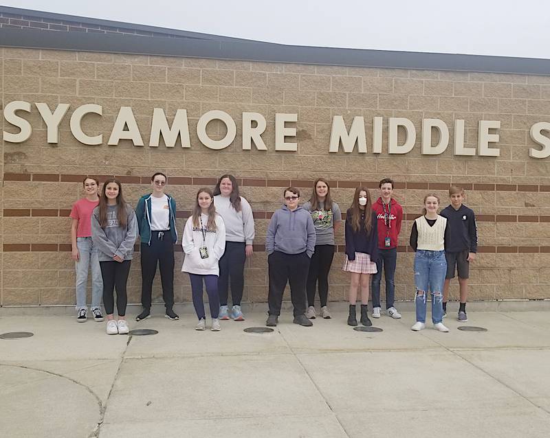 Sycamore Middle School has named its Students of the Month for April. The sixth-grade students are Leah Reboletti, Benjamin Ziegler, Zoe Tennant and Hayley Herrmann. The seventh-grade students are Brady Snodgrass, Noah Murcia, Grace Kuehl and Aiden Daring. The eighth-grade students are Giana Huffstutler, Teagan Hagemeyer, Samantha Baugus and Emma Weimer.