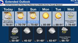 Smoke from Canadian wildfires could affect air quality in northern Illinois this weekend