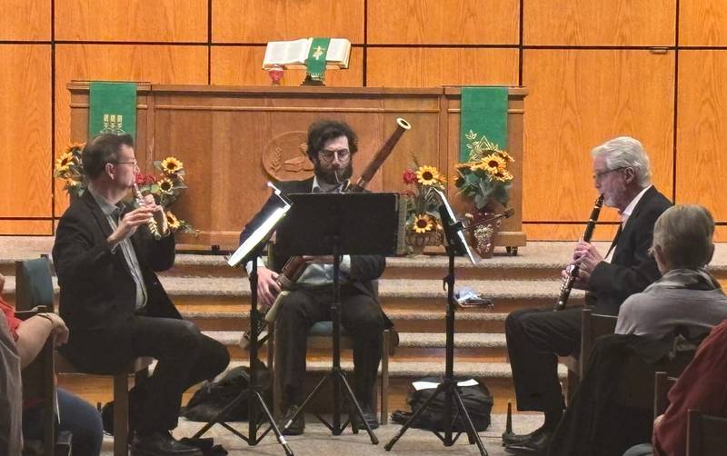 The Elgin Symphony Orchestra’s Woodwind Trio will perform at 2 p.m. Sunday, March 29 in the Carnegie Community Room at the St. Charles Public Library.