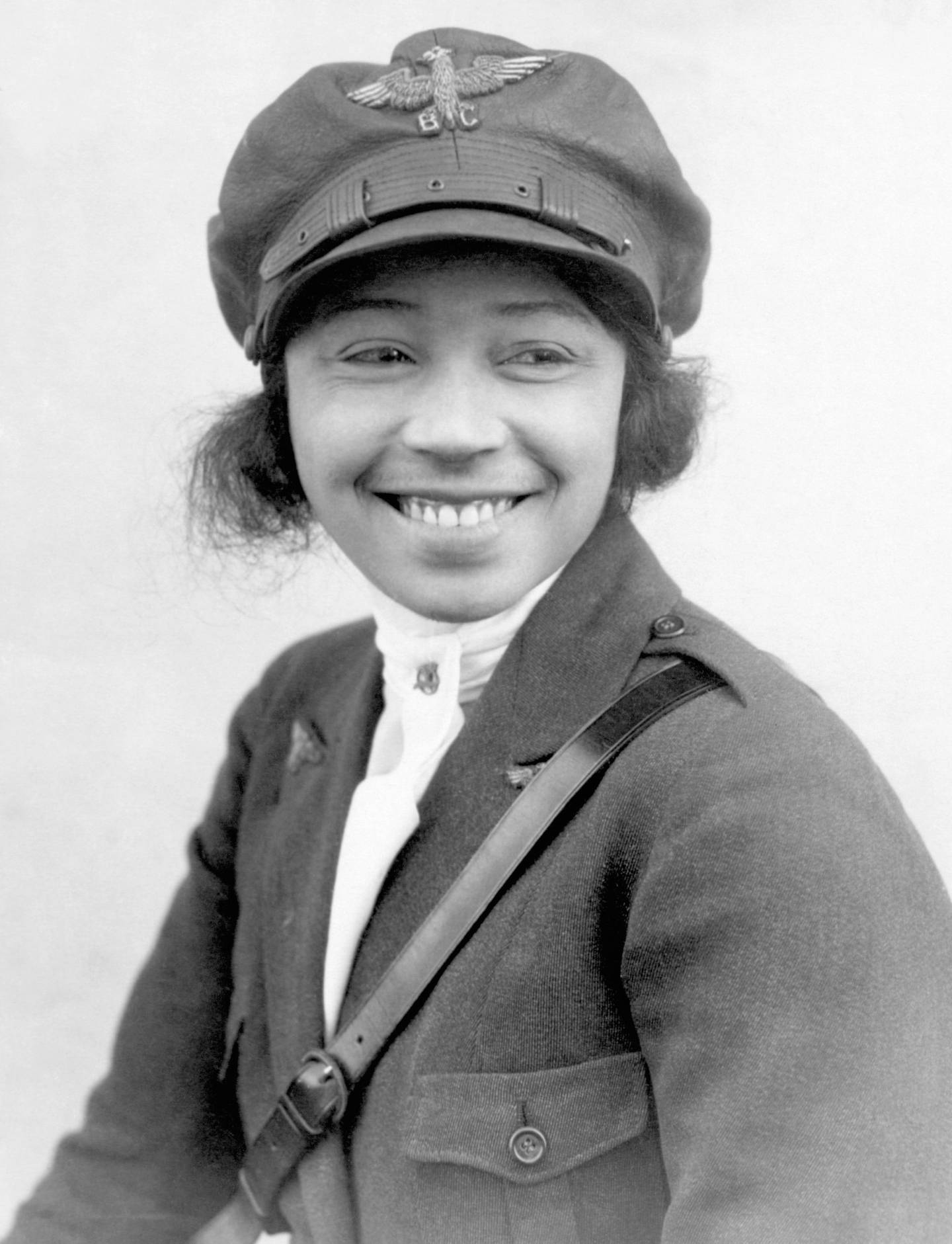 Bessie Coleman, the first African American woman to earn a pilot's license is pictured in 1923.