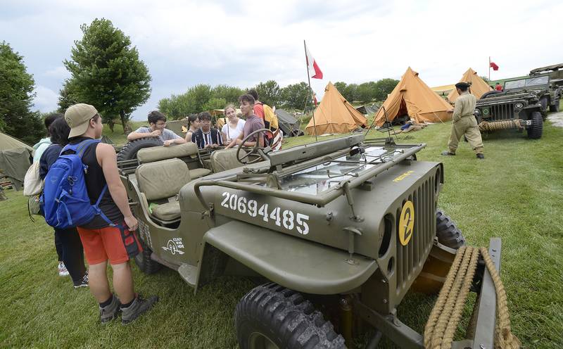 Spectators who attended the Military Show north of Ottawa were able to view a variety of vintage military equipment from many countries Saturday, July 23, 2022, at the Military Show.