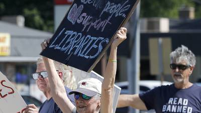 Photos: Save Our Libraries protest in McHenry
