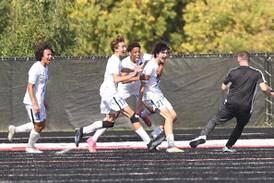 Boys soccer: Freshman Ronan Treacy’s first high school gift lifts Lincoln-Way East over Bolingbrook in OT