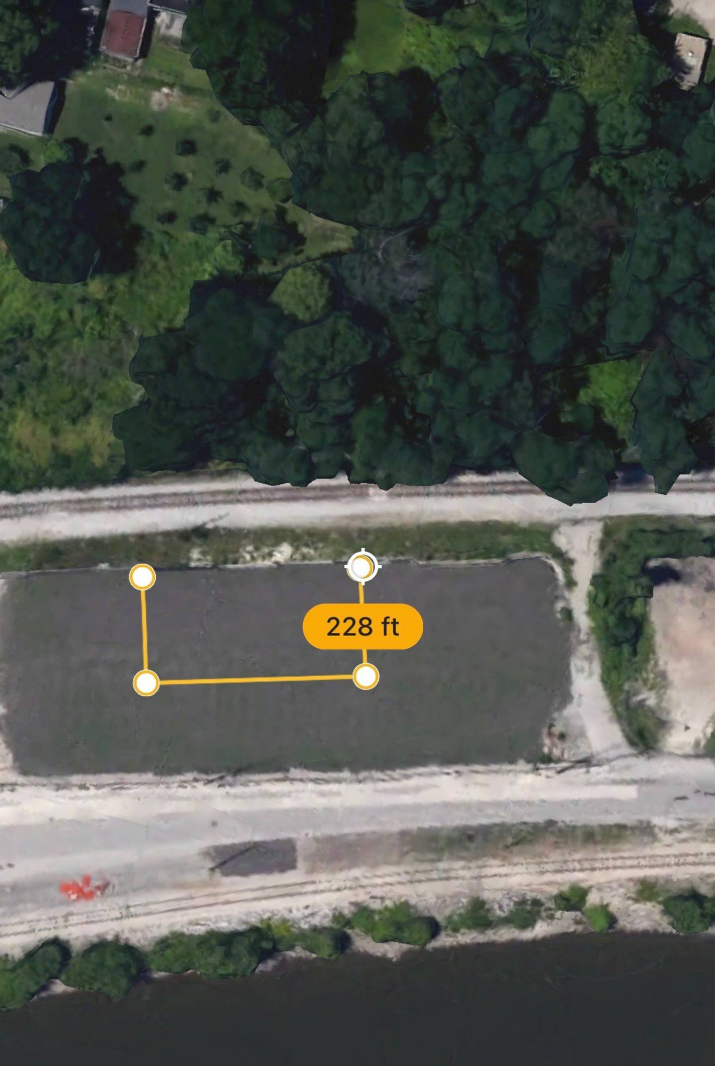 The area for the projected dog park on Water Street in Peru.