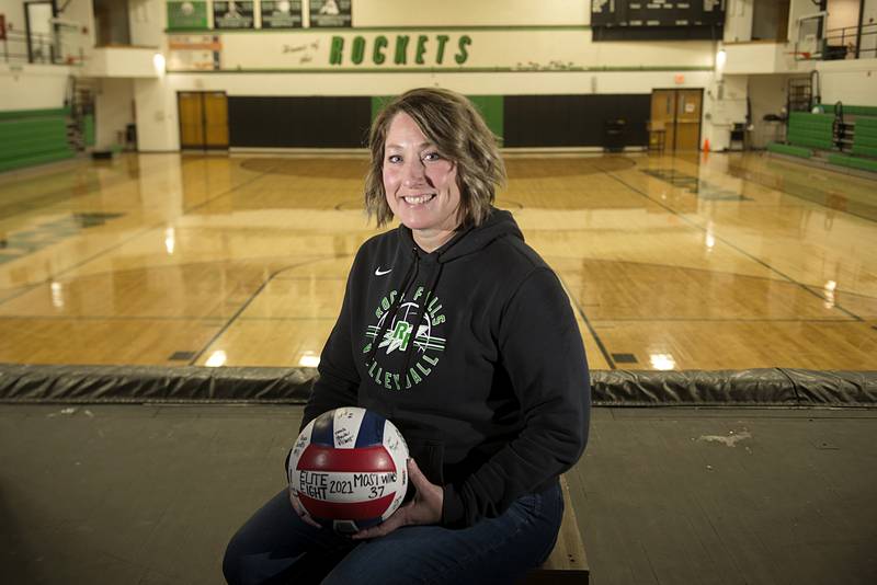 Sheila Pillars, Rock Falls volleyball coach of the year