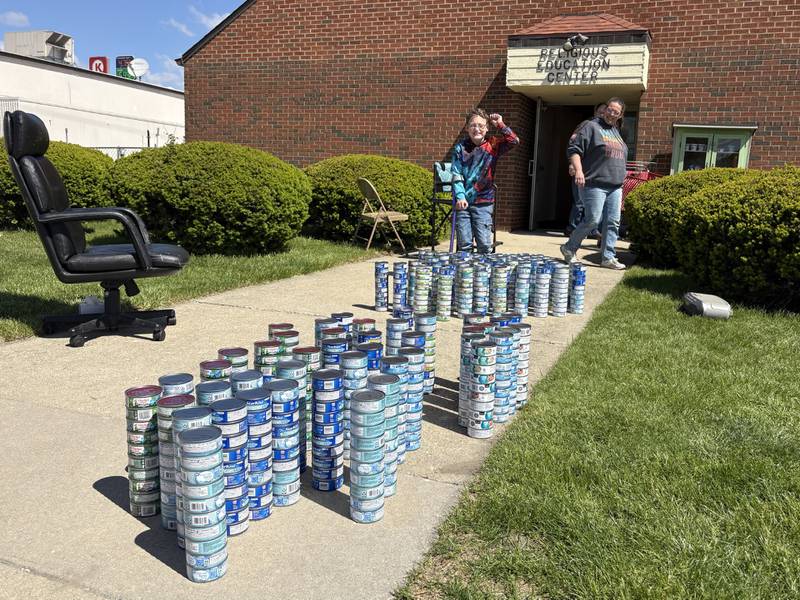 Local boy’s birthday tuna drive brings in record haul for Marseilles pantry