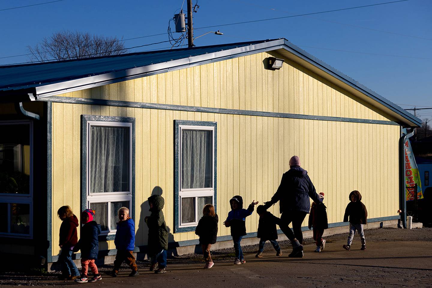 The motel the Casners bought in December 2024, after they turned it into a child care center.