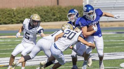 Newman’s Matthew Blackert scores on offense, defense and special teams in blowout win over Mercer County