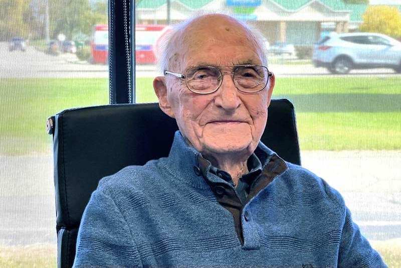 John "Jack" Connerton. A 105-year-old WWII veteran living in Sycamore.