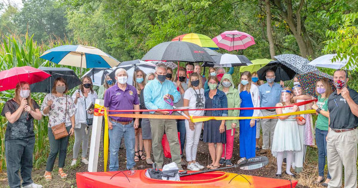 Ribbon cut at new Farnsworth House kayak, canoe landing Shaw Local