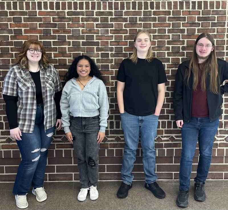 Four students from Hall High School, Robert Cavanah, Angela Garcia Guerrero, Lauren Hogan and Elliott Struck, were named Illinois State Scholars.