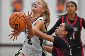 Photos: Glenbard West vs. Mundelein girls basketball at Grow the Game Showcase