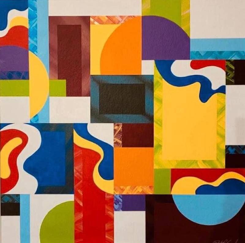 Confluence by Bob Nonnemacher 29 x 29 Acrylic