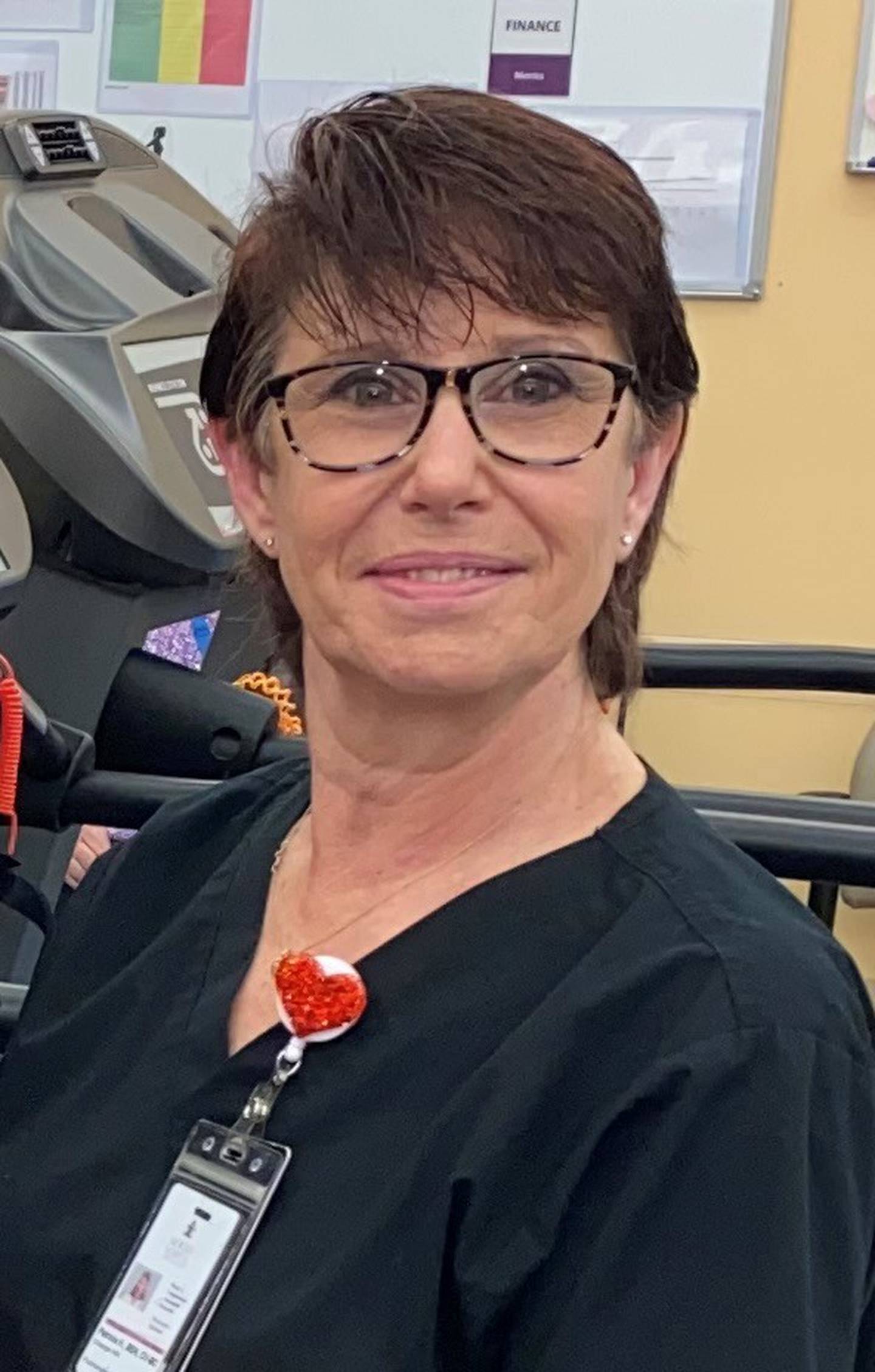 Patti Holmberg, is the charge nurse at Morris Hospital Pulmonary Rehabilitation program.