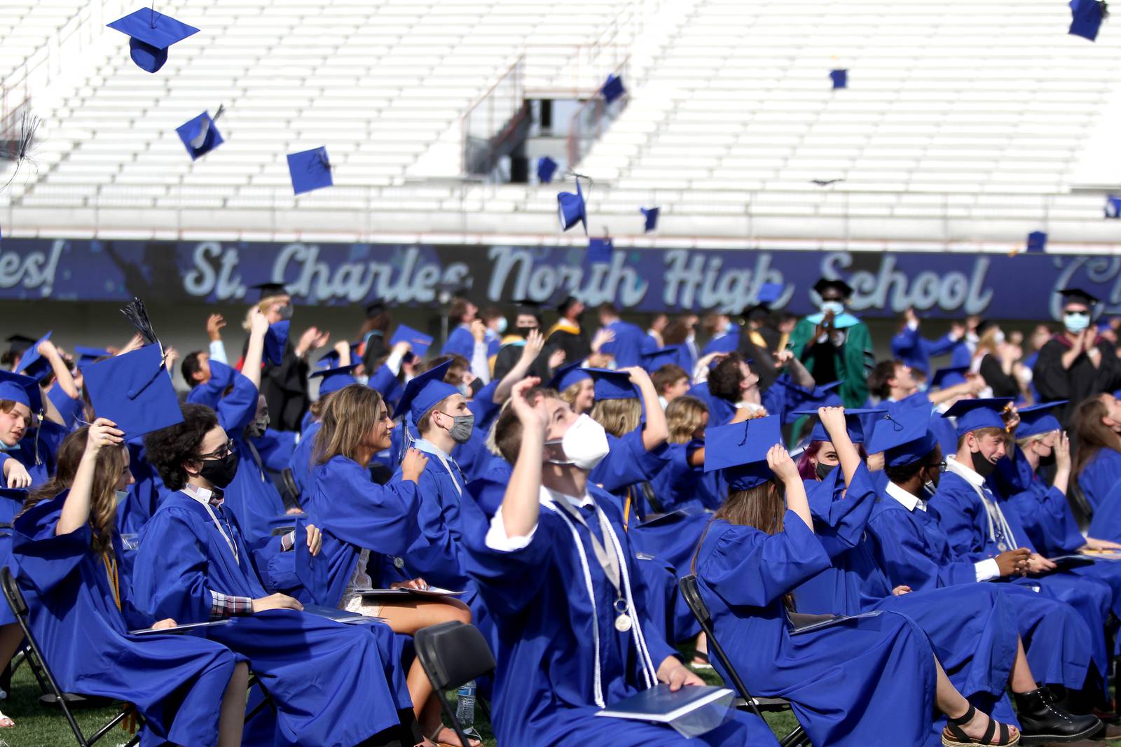 Photos St. Charles North High School graduation ceremony Shaw Local