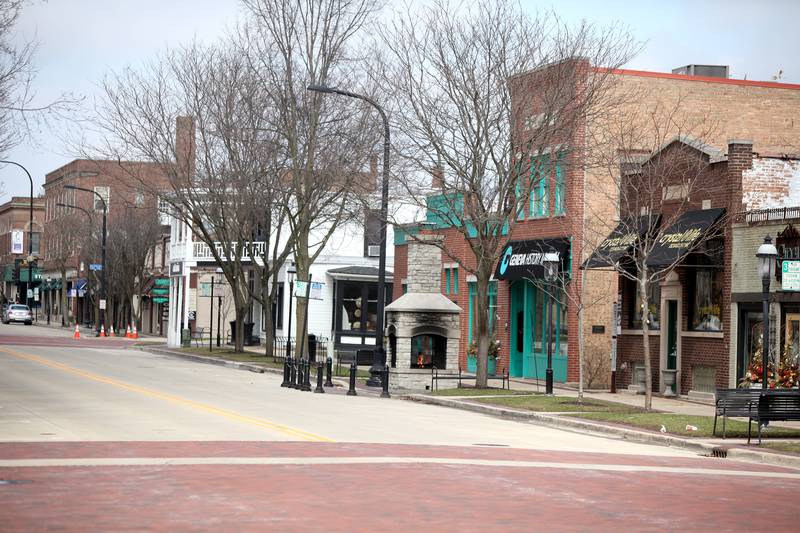 Third Street in downtown Geneva.