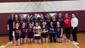 Carlo Acutis eighth grade volleyball team advances to IESA state tournament