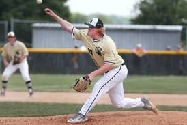 Baseball: Collin Severson, back of the Sycamore order power sectional final win over Burlington Central