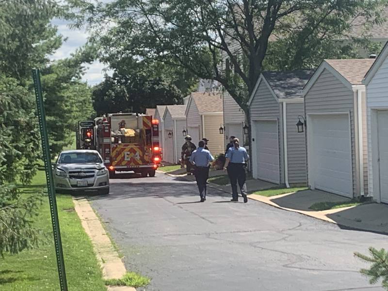 Oswego Fire Protection District Firefighters responded to a fire in a home in the 200 block of West Washington Street in Oswego late Tuesday morning, Aug. 9, 2022. (Photo provided by David Cuevas)