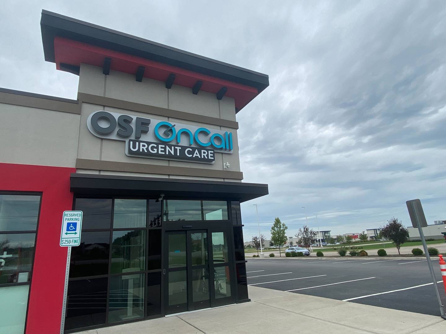 Sycamore residents will have a new option for urgent care services when OSF On Call Urgent Care opens on July 29. The space already has signage up and will be in the same building as the Starbucks near Meijer grocer on South Peace Road, shown here July 4, 2024.
