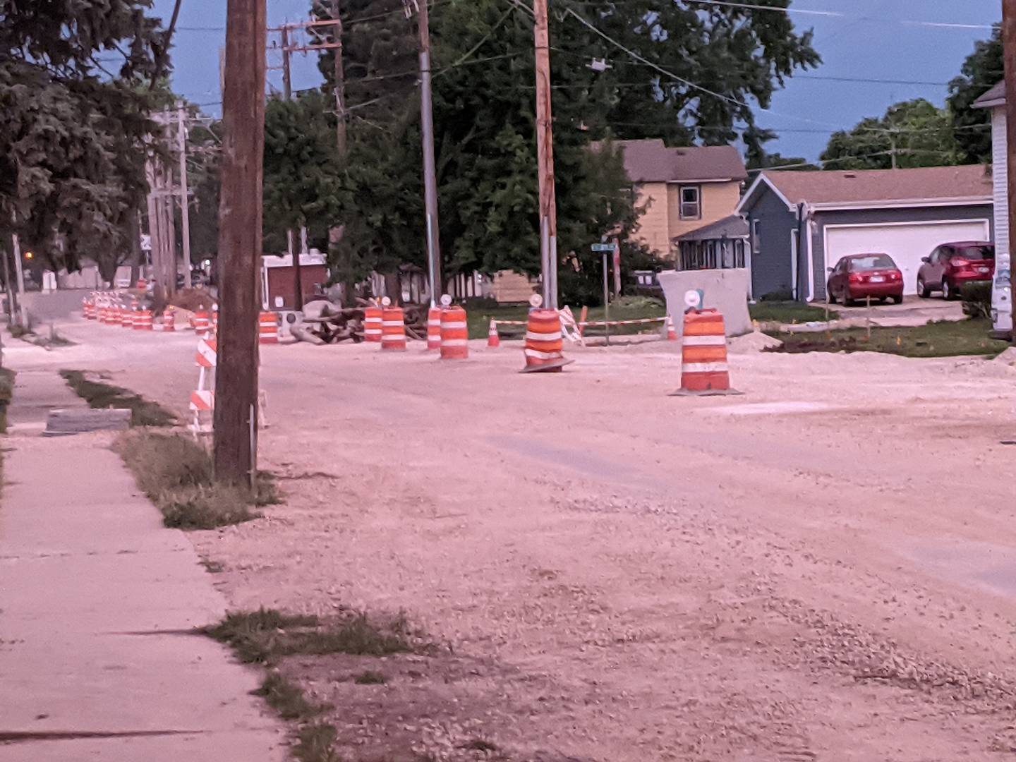 A $3.4 million project to replace and widen a portion of Latham Street in Sandwich continues on schedule.