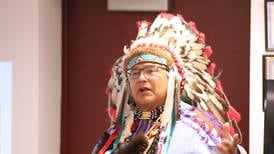 Photos: Native American speaks at Spring Valley Library 