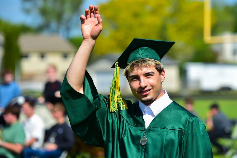 Crystal Lake South High School's class of 2026 graduates on May 16, 2026.