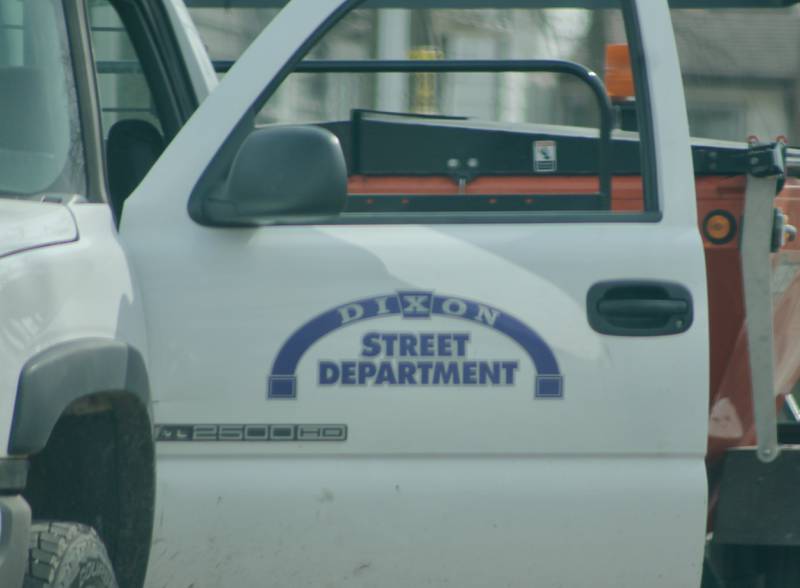 City of Dixon logo that appears on official vehicles on Wednesday, March 15, 2023.