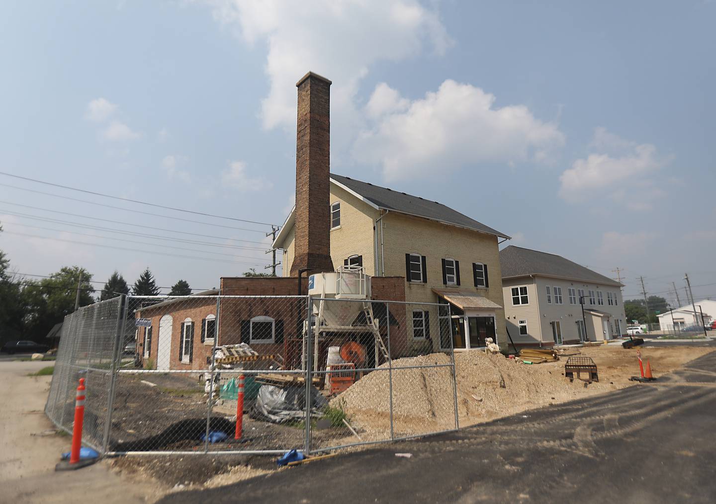 Construction continues on Thursday, July 31, 2025, on the new workforce housing at 4105 W Crystal Lake Road, McHenry.