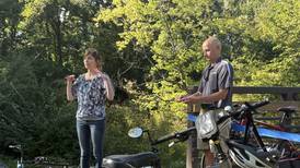 Pedestrian bridge opens in Sugar Grove