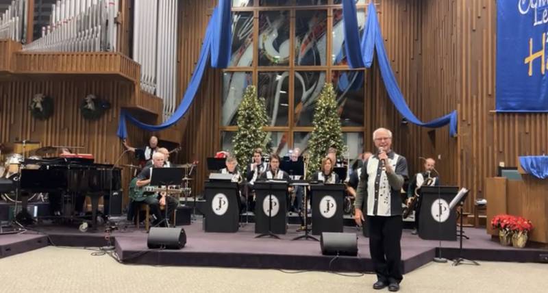 Jazz in Progress performs a concert in DeKalb on Dec. 7, 2024.
