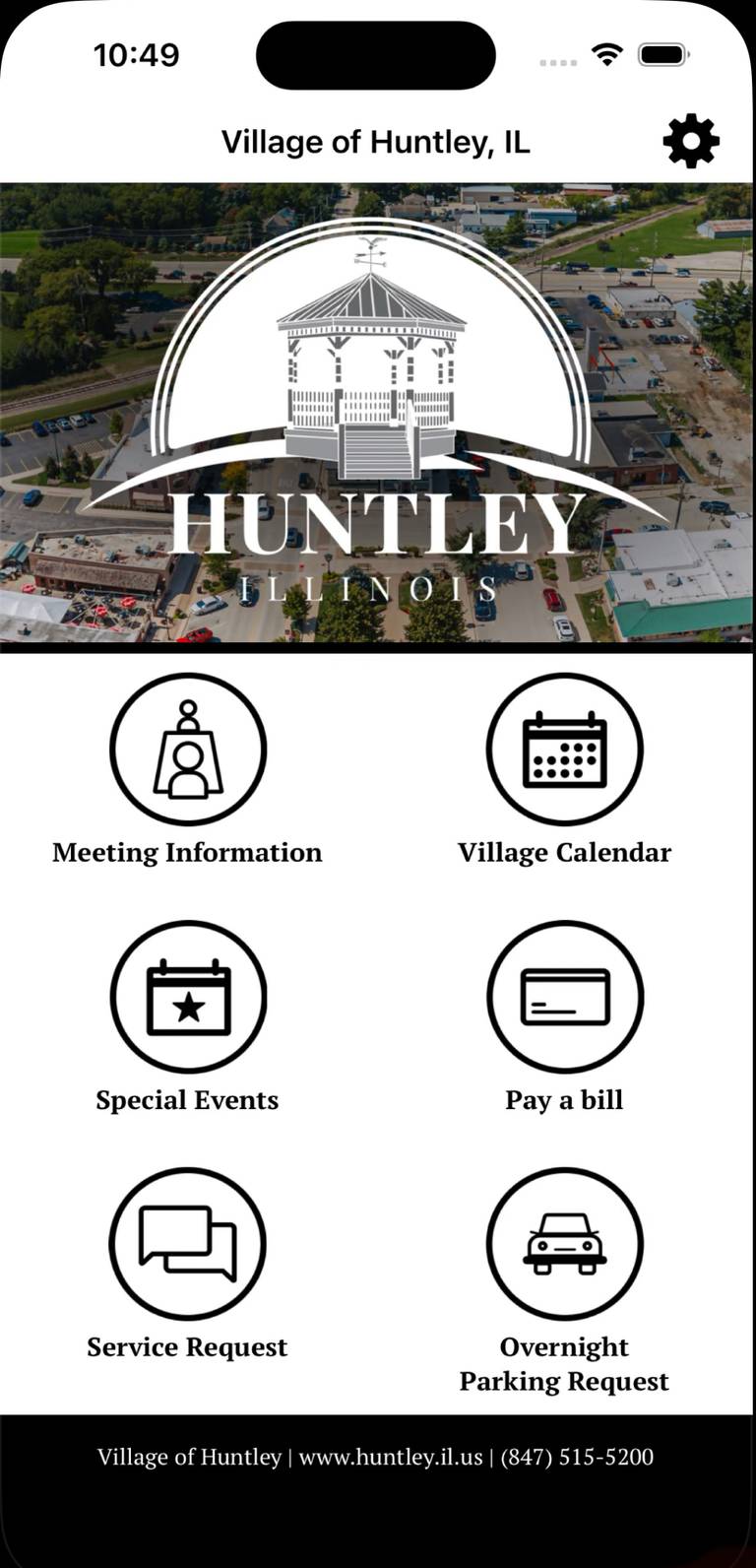 The village of Huntley recently launched an app that includes options for residents to pay bills, request overnight parking and see upcoming meetings, among other items.