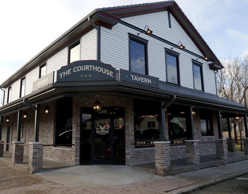 The Courthouse Tavern in McHenry on Thursday, April 4, 2024. The building was formally the original McHenry County Courthouse when McHenry was still the County seat.