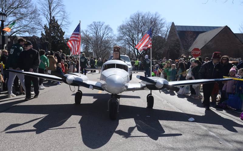 Medinah Shriners participate in the Elmhurst St. Patrick's Day Parade Saturday, March 9, 2024.