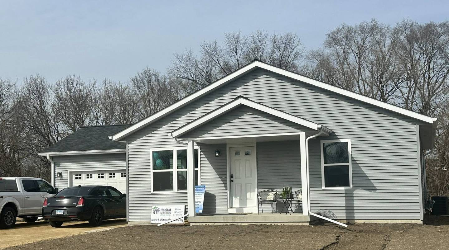 Habitat for Humanity of Ogle County hosted a home blessing and open house for its most recent build at 117 Prairie Moon Drive in Davis Junction.