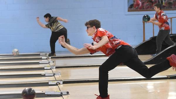Photos: Oregon High School bowlers host Harvard