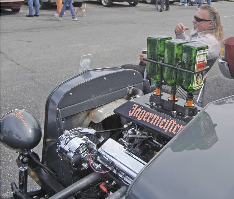 Gregg Hueras talks about his '40 Ford. Sterling Main Street's 12th Annual Car Show took place at the Sterling Marketplace on Sunday, May 4th, 2025.