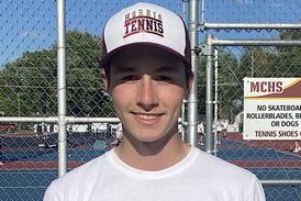 Morris’ Connor Barth records 100th career tennis win in triumph over Coal City 