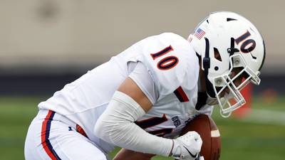 Mariano Velasco’s 2 TD catches, pick 6 rally Oswego past Maine South, reach semis for first time since 2003