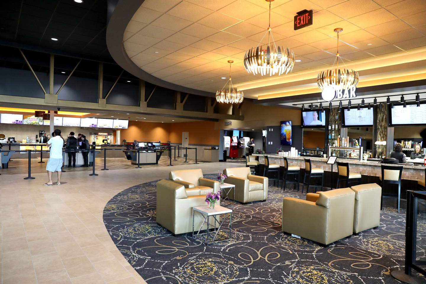 The new Emagine Batavia movie theatre, located at 550 Randall Rd., in Batavia, is now open. The theater, formally the Randall 15 IMAX, was purchased by Emagine in Spring 2020 and has been renovated to include 12 auditoriums, 2 private screening rooms, a large format EMX screen and a SUPER EMX screen.
