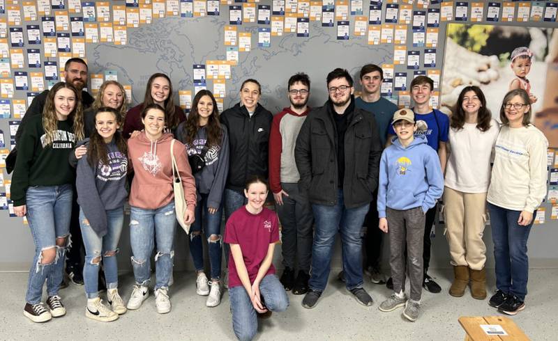 Parkview Christian Academy students volunteer at Feed My Starving Children during their Feb. 23 Day of Service event.