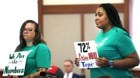 Photos: NIU clerical, professional and administrative workers seek higher wages