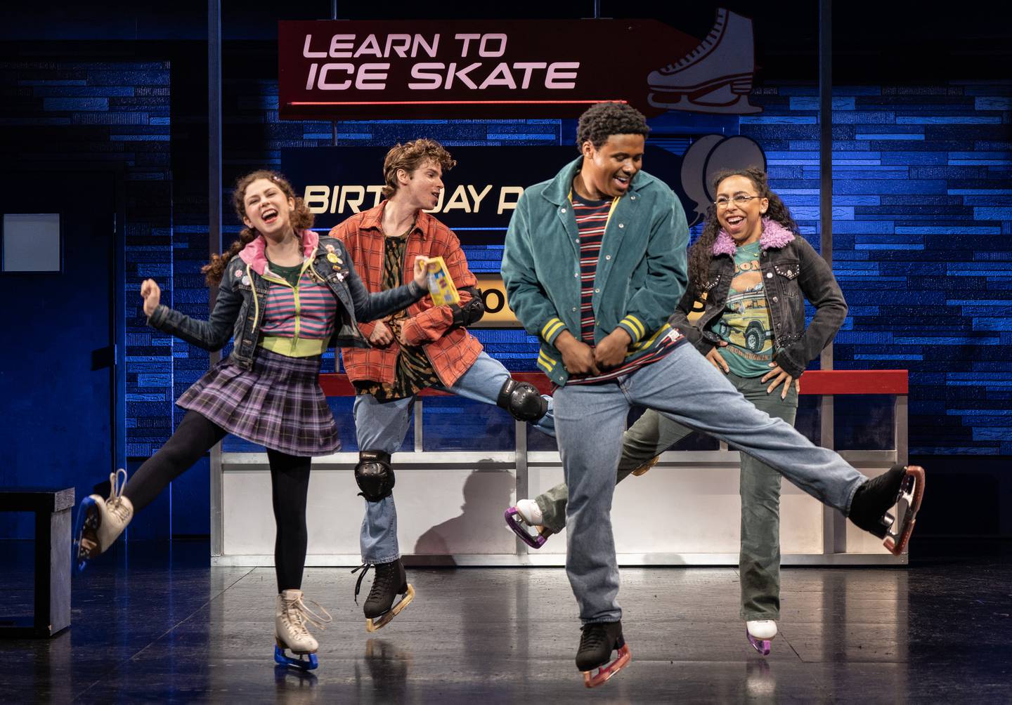 Skye Alyssa Friedman, Pierce Wheeler, Darron Hayes and Grace Capeless star in "Kimberly Akimbo." 2025 Chicago