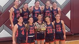 Carlo Acutis seventh grade girls basketball wins regional title
